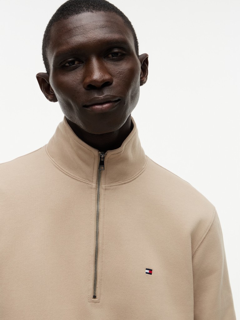 ESSENTIAL TERRY NEW 1/4 ZIP