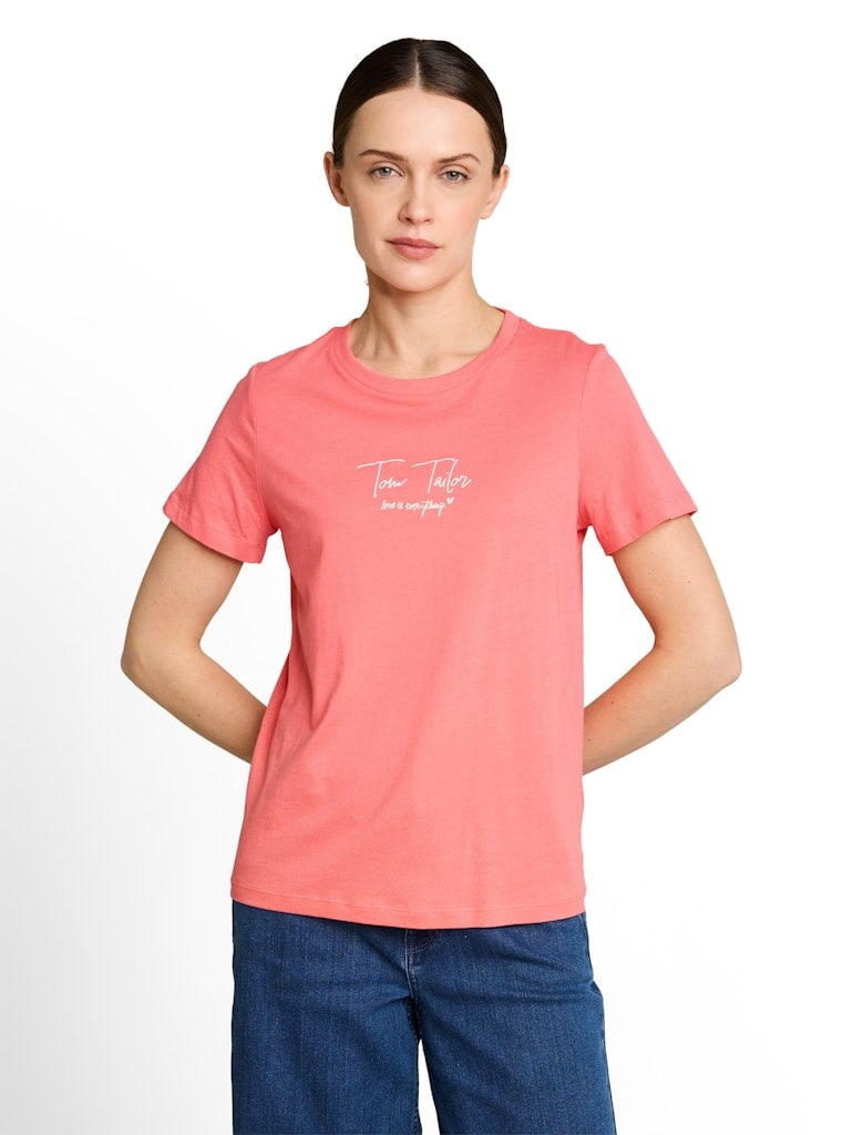 T-Shirt mit Logo-Print