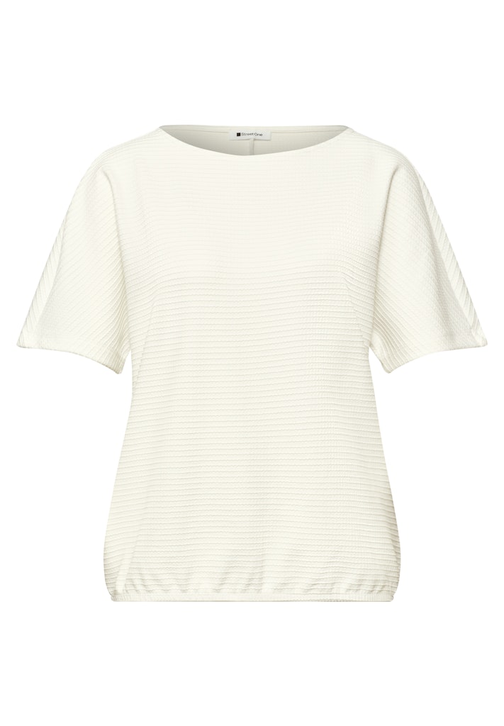 Dropped Shoulder Shirt mit Struktur