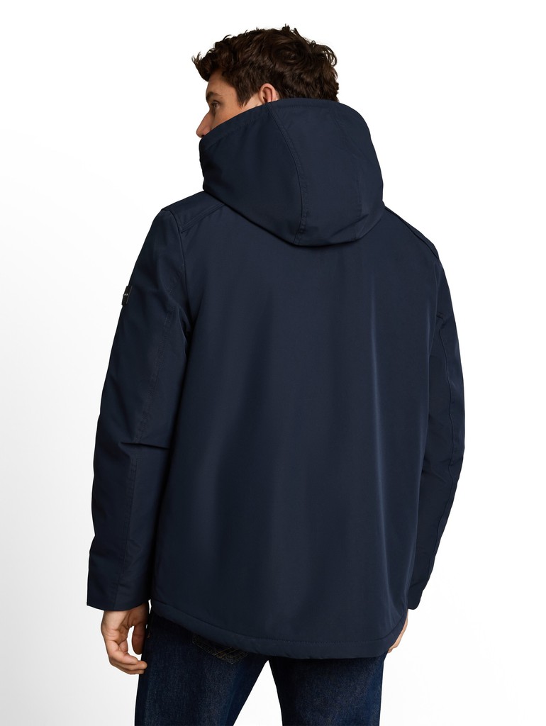 Funktionsjacke mit abnehmbarer Kapuze