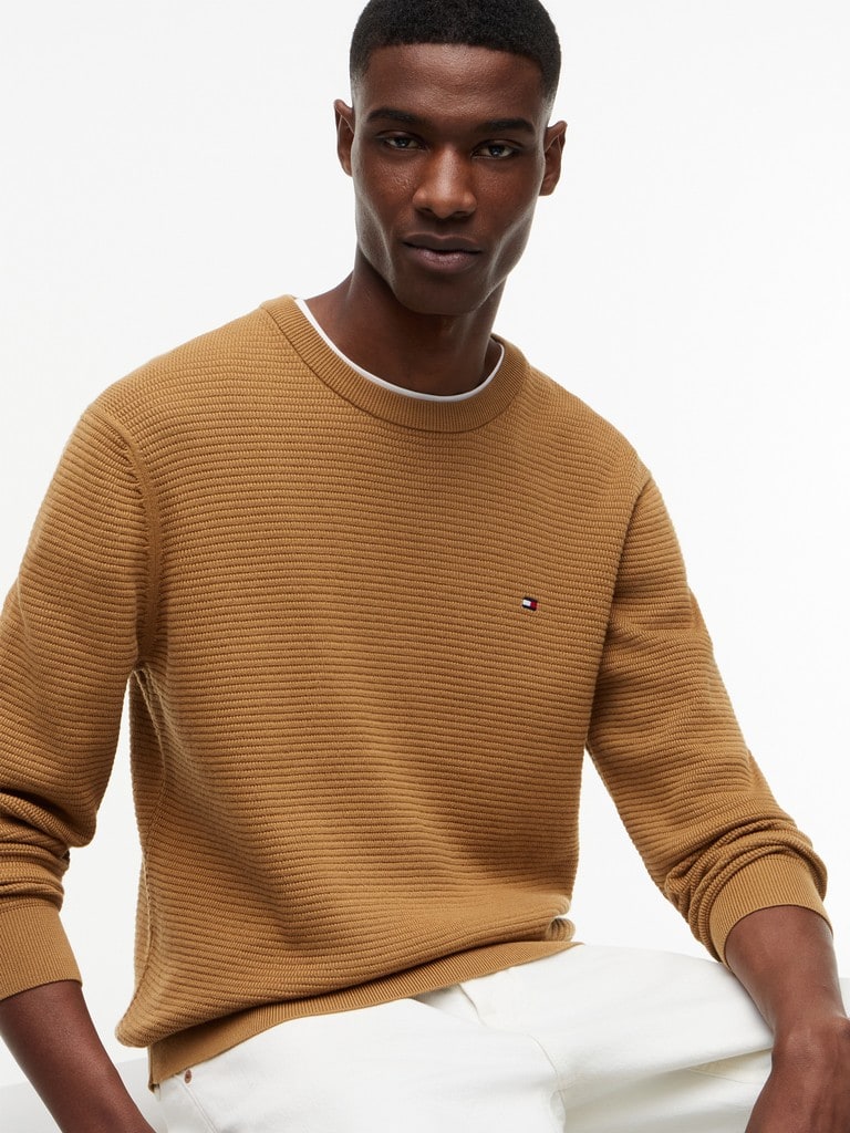 SEASONAL STRUCTURE CREW NECK