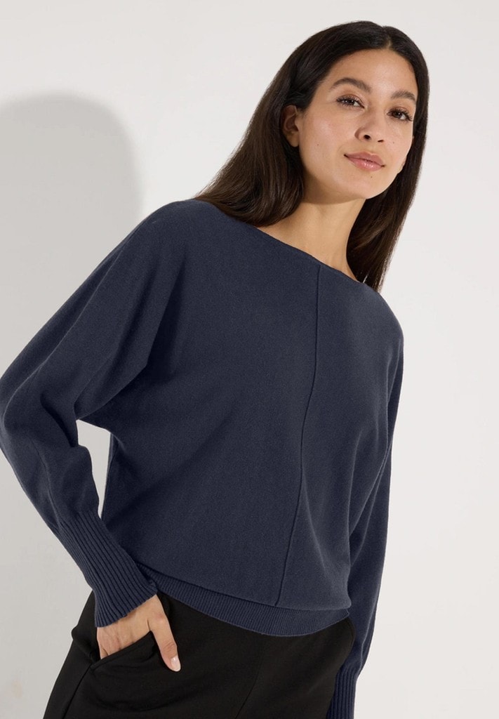 Pullover mit Fledermausärmel