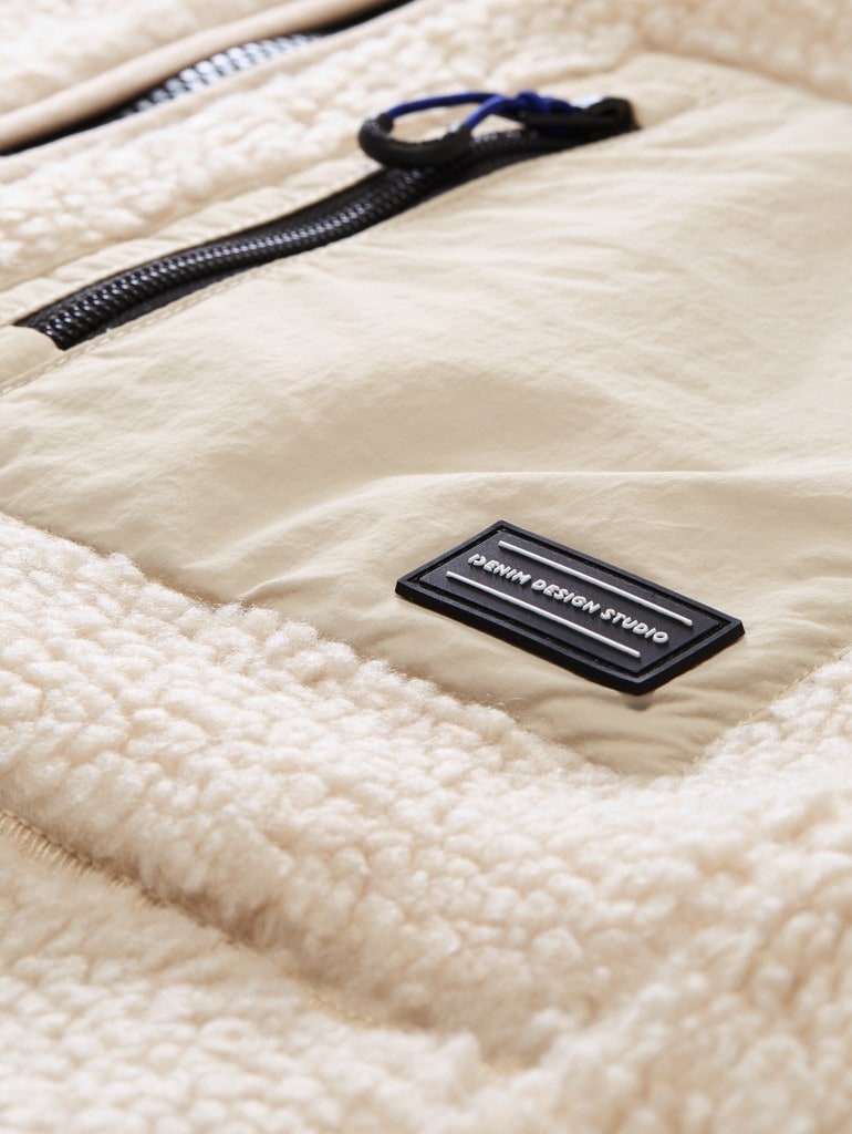 Relaxed Fit Teddy Jacke