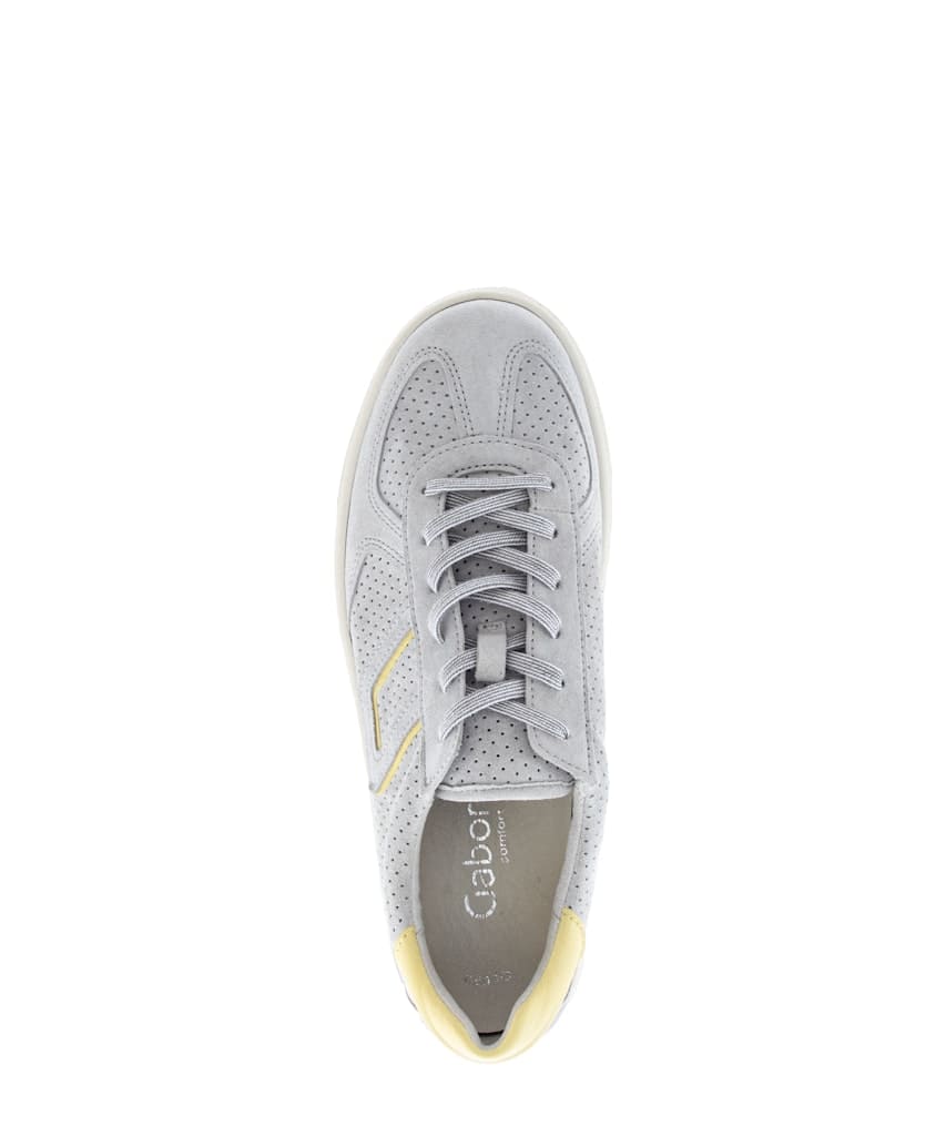 Sneaker low Rauleder grau