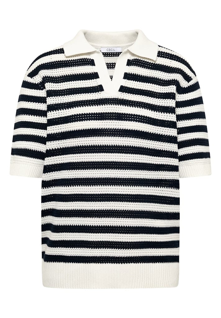 Kurzarm Poloshirt in Mesh-Qualität