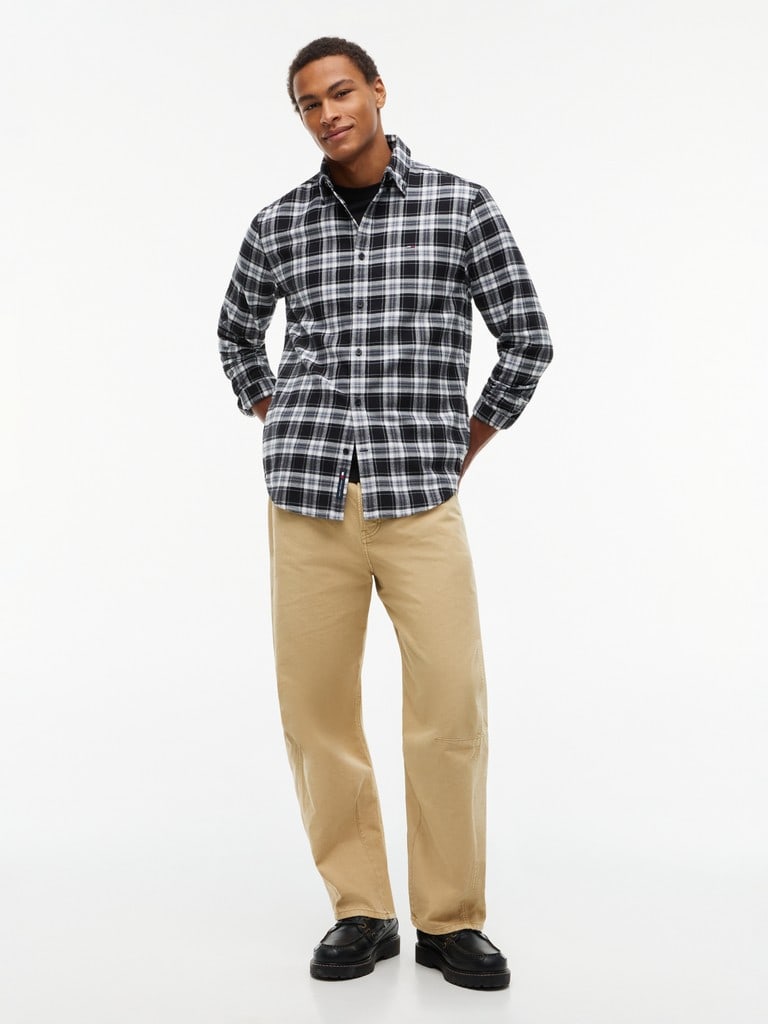 TJM REG FLANNEL CHECK SHIRT EXT