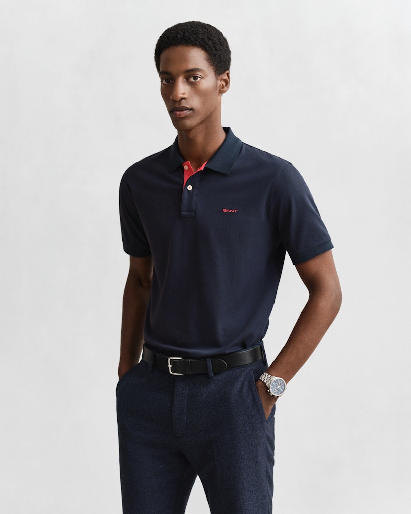 Kontrast Piqué Poloshirt