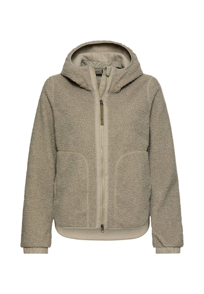 Polar-Fleecejacke mit fester Kapuze