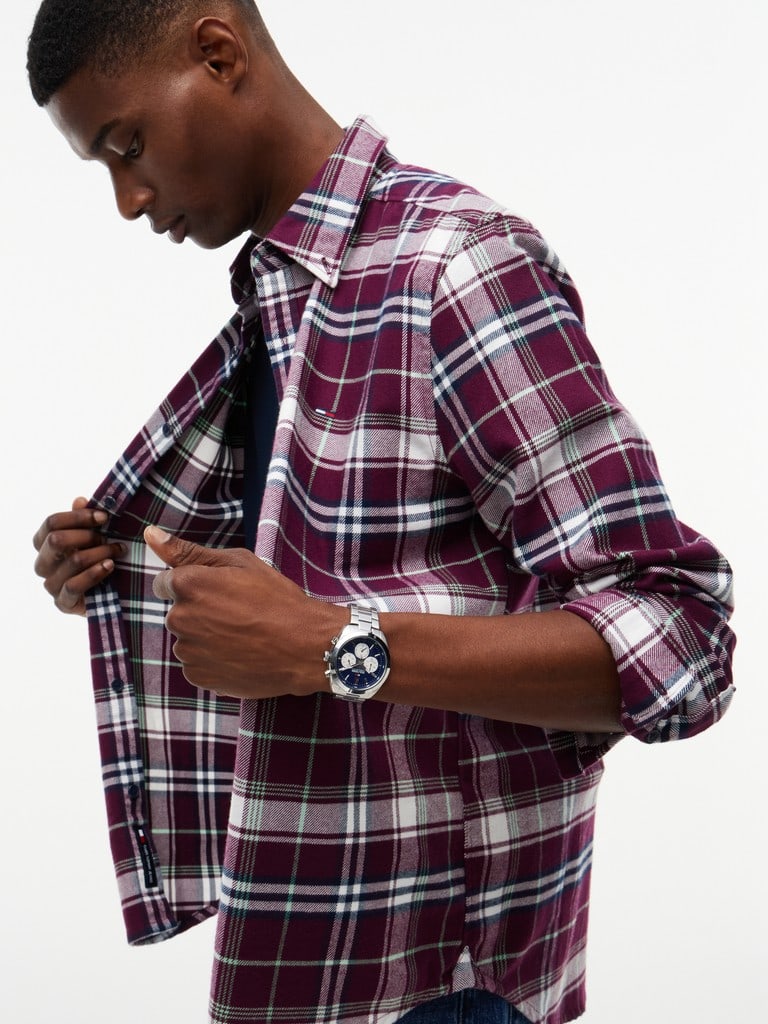 TJM REG FLANNEL CHECK SHIRT EXT