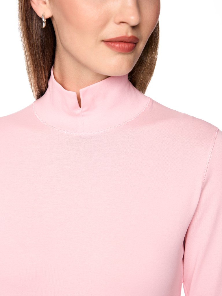 Basic-Shirt mit Stehkragen