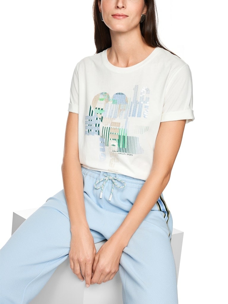 Locker geschnittenes Baumwollshirt