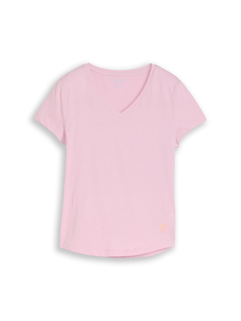 T-Shirt mit V-Ausschnitt