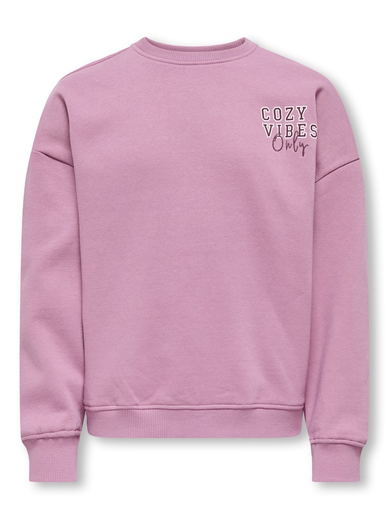 KOGBILA L/S OVZ PRINT O-NECK SWT NOOS