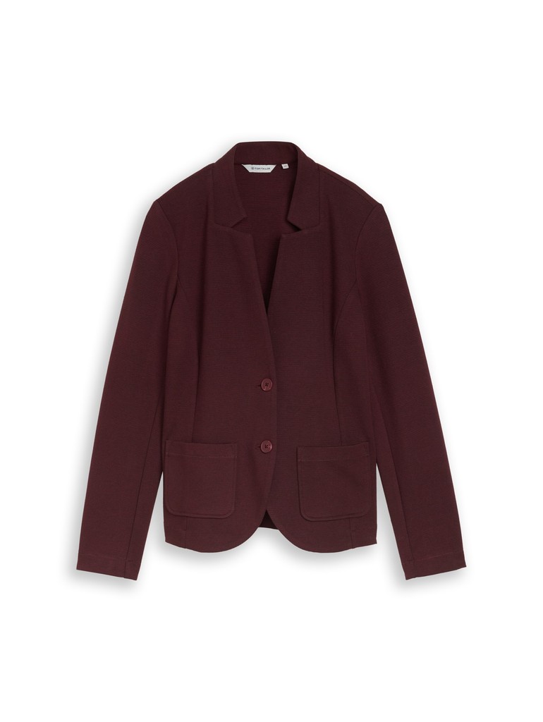 Slim Fit Blazer mit Ottoman Struktur