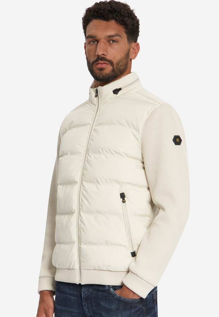 Jacket Short Fit Sealed Knitted Mix