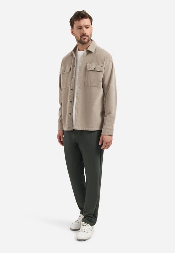 Overshirt Buttons Twill Stretch