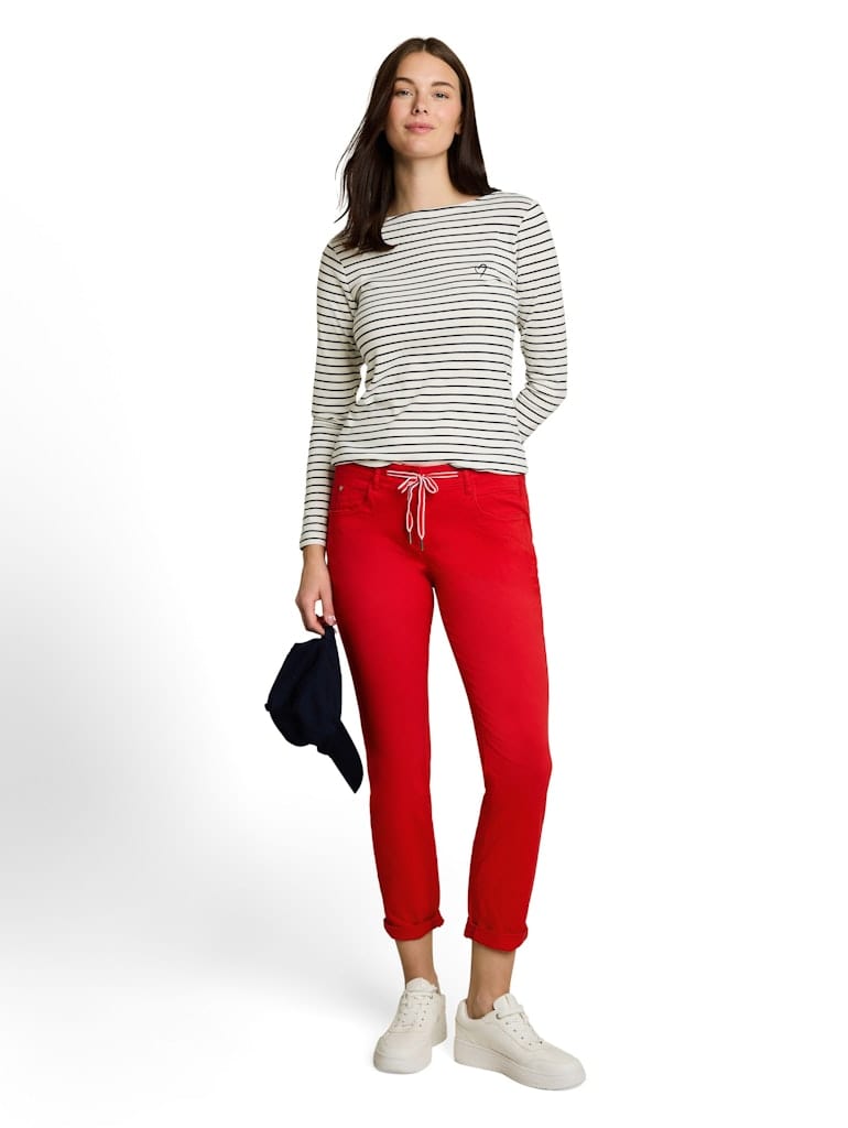 Langarmshirt mit Streifenmuster