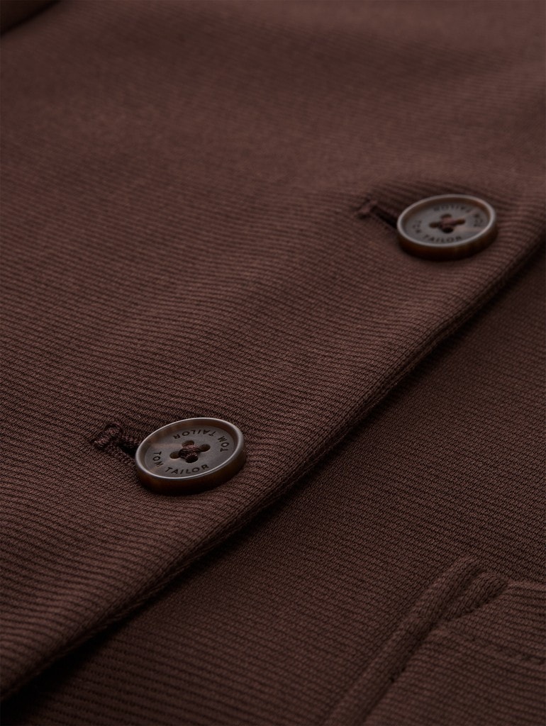 Slim Fit Blazer mit Ottoman Struktur