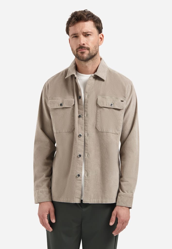 Overshirt Buttons Twill Stretch
