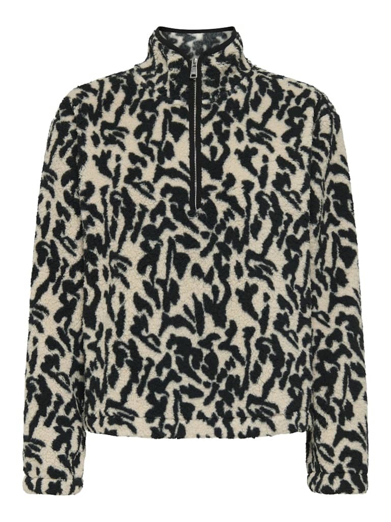 ONLNEW DALLAS L/S HIGHNECK ZIP SWT NOOS