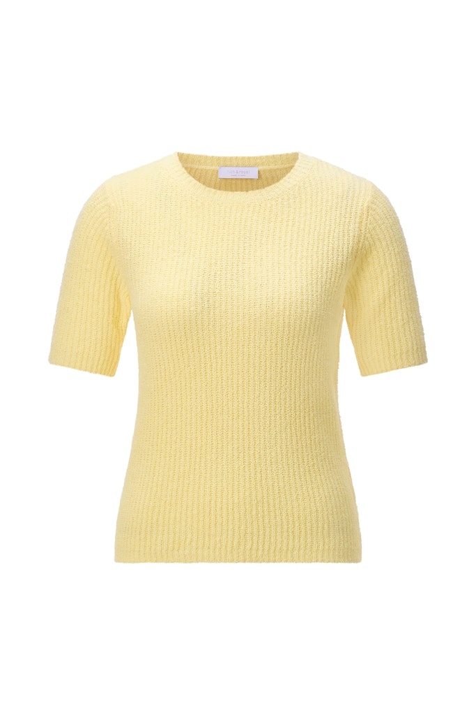 Structured towelling short sleeve