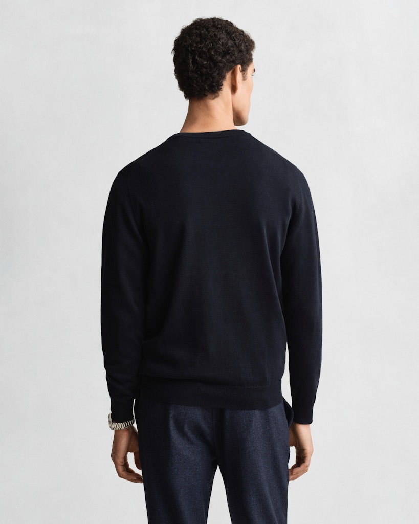 Klassischer V-Neck Pullover aus Baumwolle