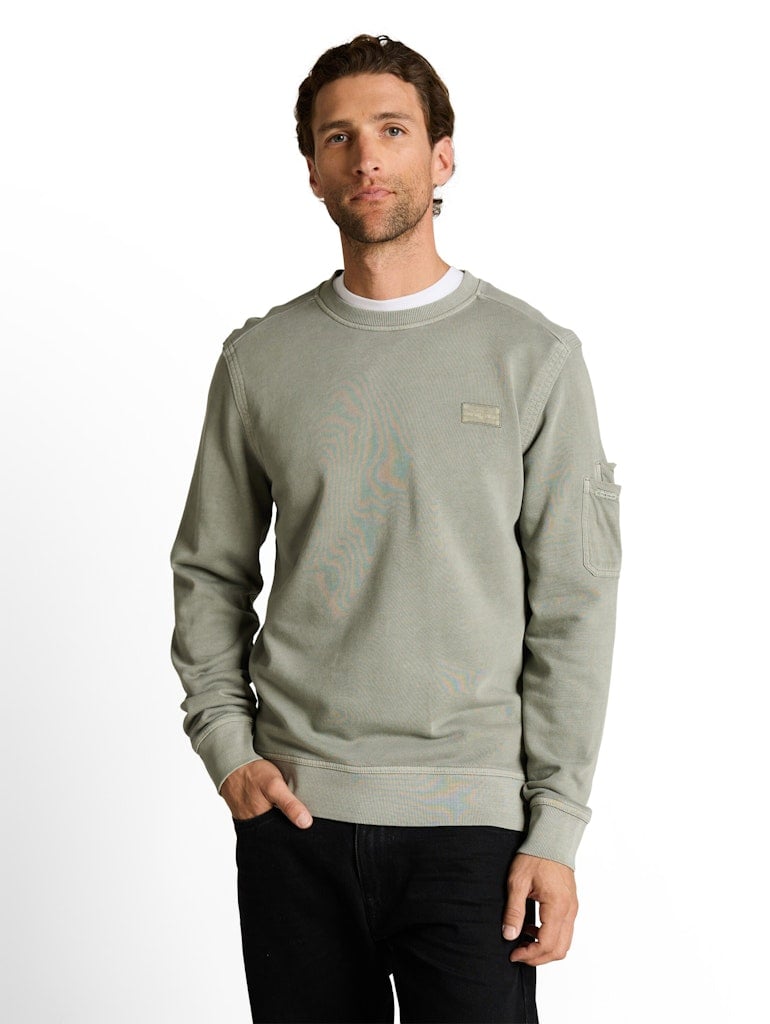 Sweatshirt mit Ärmeltasche