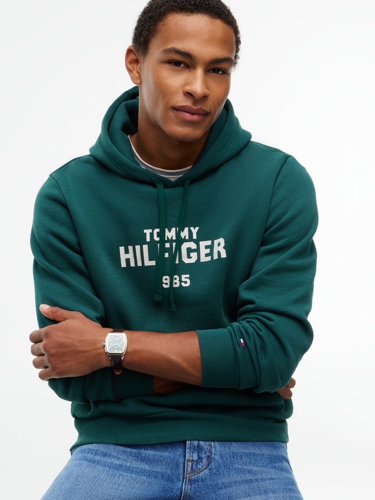 HILFIGER STACK REG FLEECE HOODIE