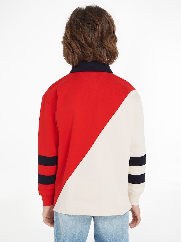 COLORBLOCK RUGBY POLO L/S