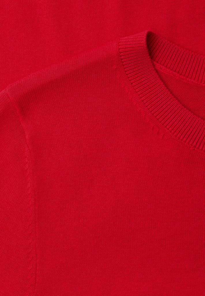 Kurzarm Pullover mit Rundhals