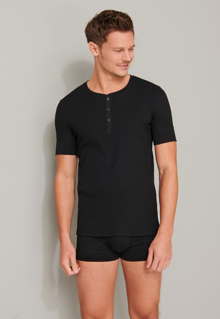 T-shirt Knopfleiste