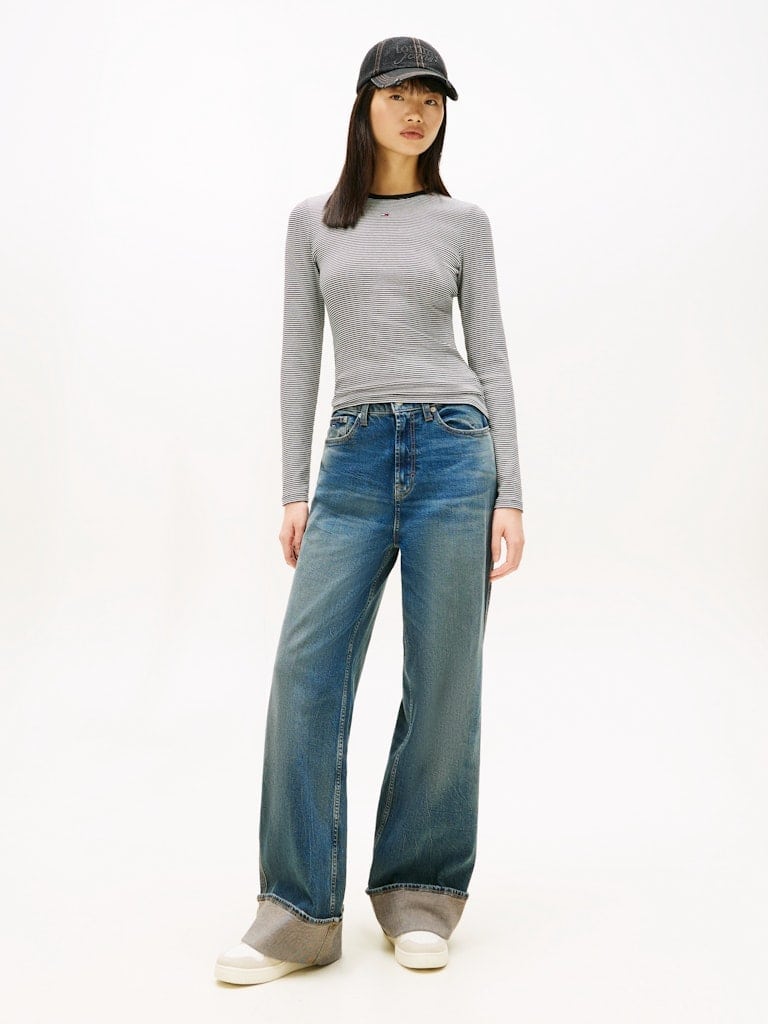 TJW SLIM ESSENTIAL RIB LS