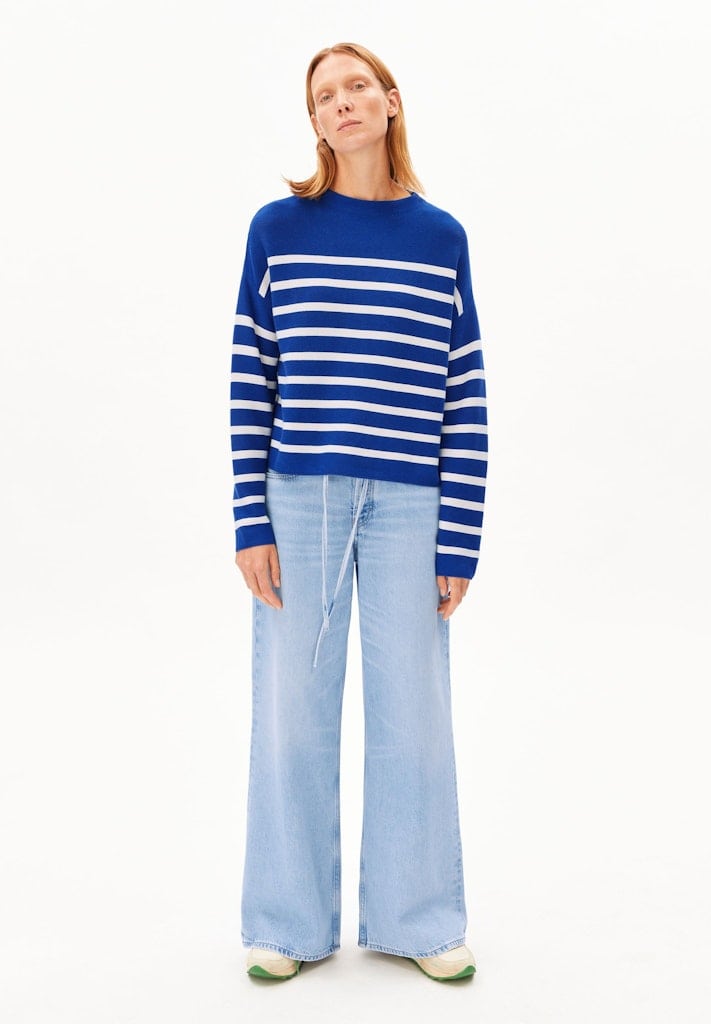 MERINAA STRIPES KNIT SWEATER