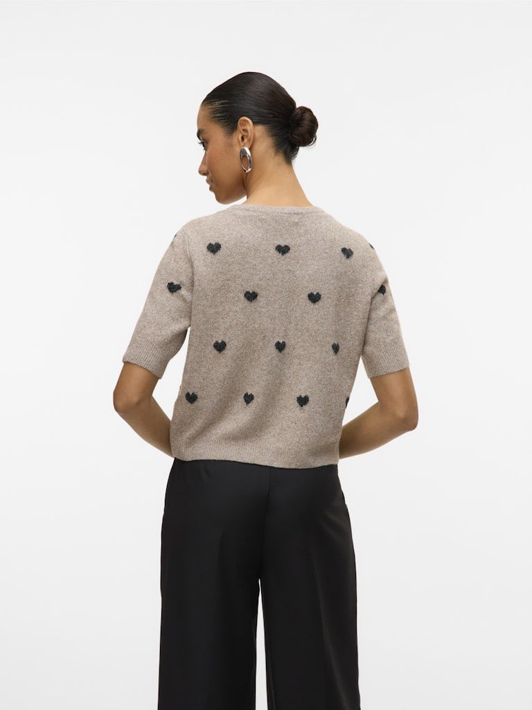 VMDOFFY INTARSIA 2/4 O-NCK CARDIGAN NOOS