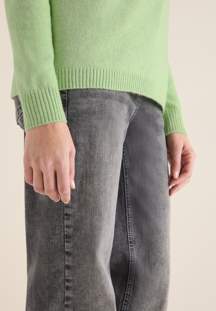 Softer Pullover in Unifarbe