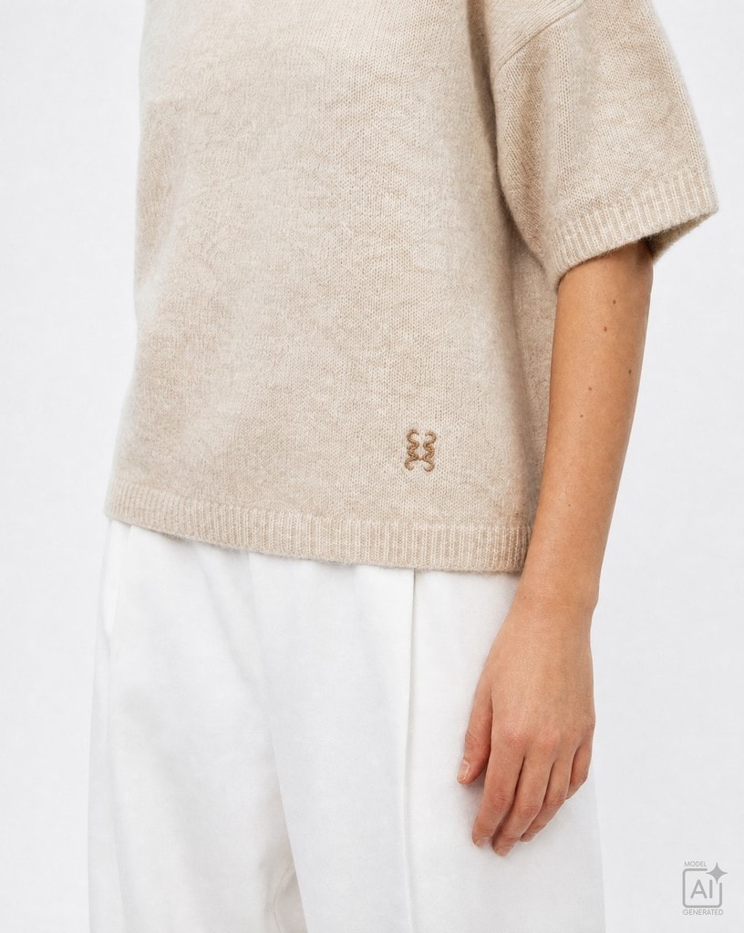 Half Slv Pullover Scarf