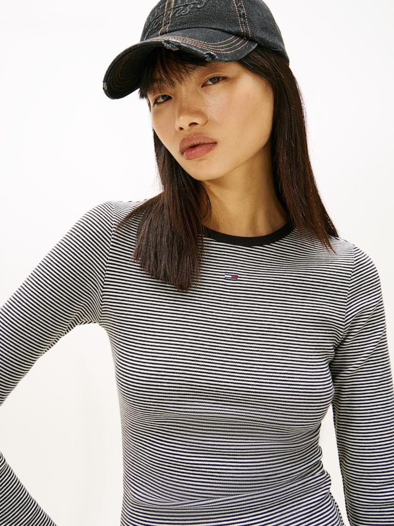 TJW SLIM ESSENTIAL RIB LS