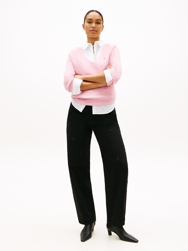 CO CARDI FINE GG LS V-NK SWT