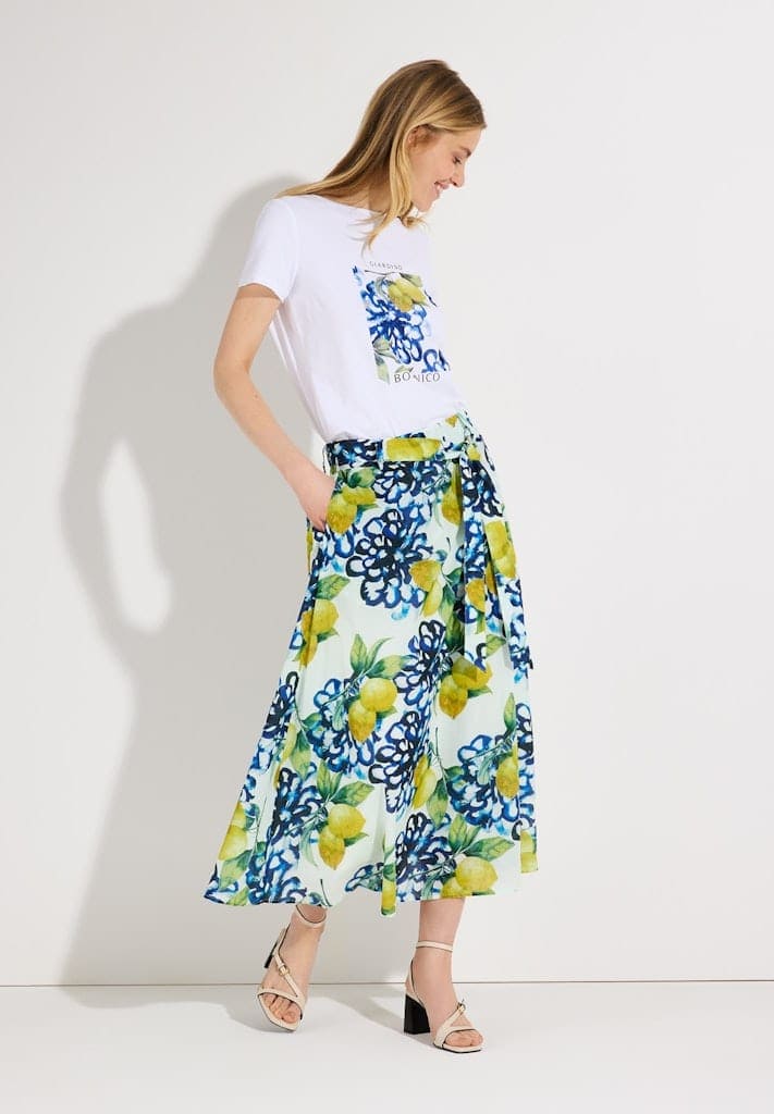 Rock mit "Zitronen-Print"