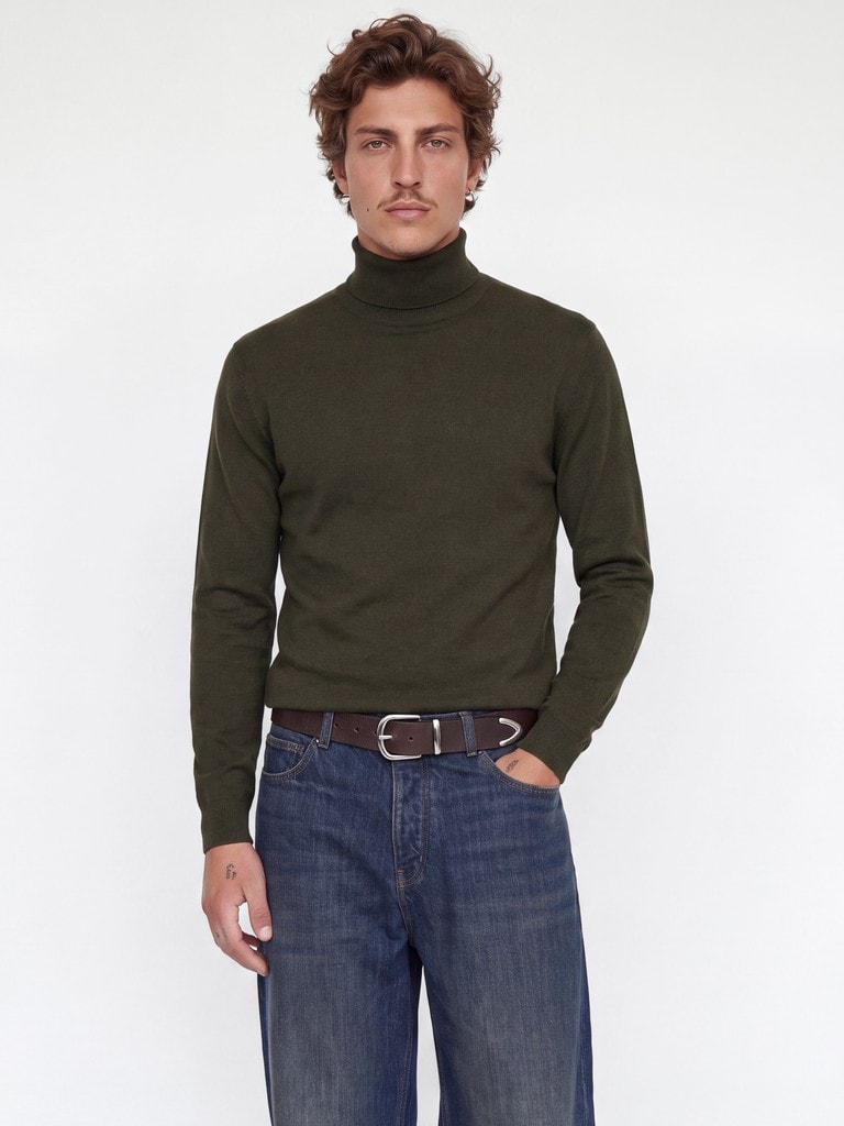JJEEMIL KNIT ROLL NECK NOOS