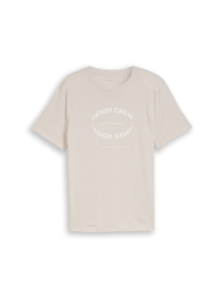 Basic T-Shirt mit Logo-Print