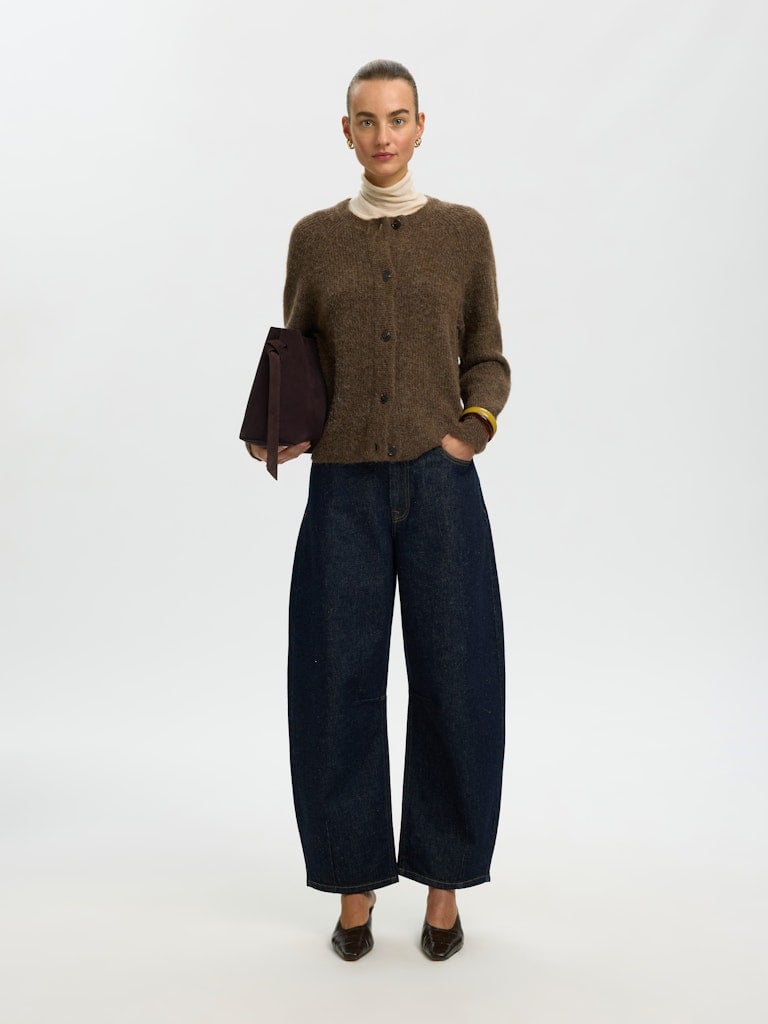SLWLULU LS KNIT SHORT CARDIGAN NOOS