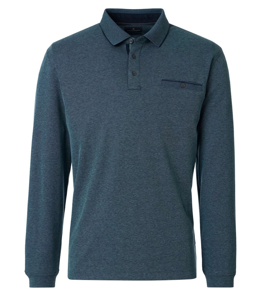 Polo-Shirt Langarm