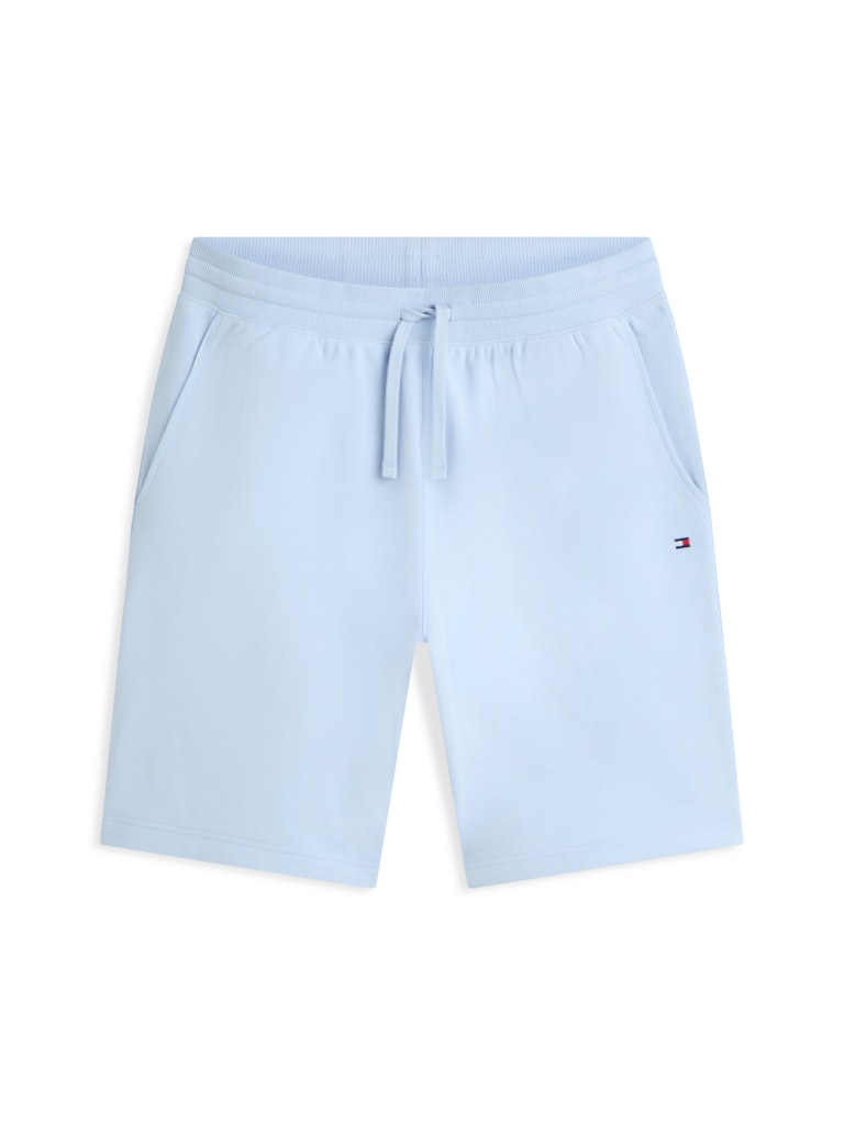 Flag Embroidery Terry Sweat Shorts