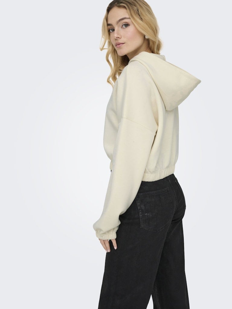 ONLSCARLETT L/S ZIP-HOOD SWT