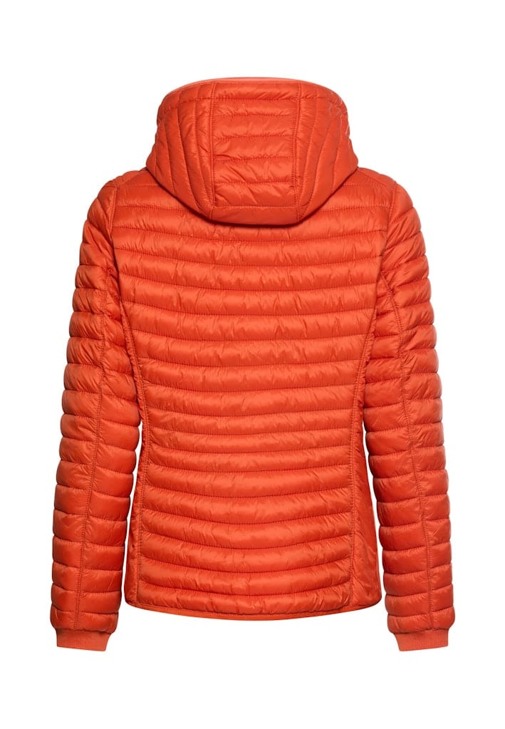 Winddichte Jacke mit seitlichem Strick-Einsatz