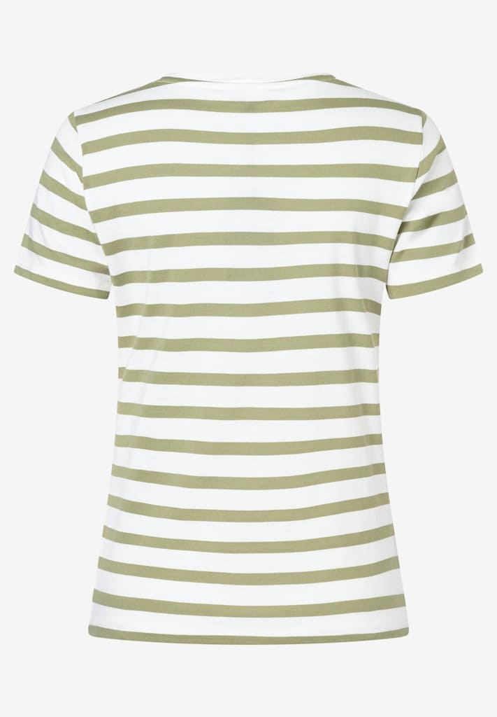 Streifenshirt mit Paillettenschrift
