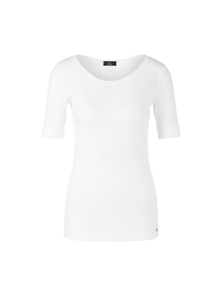 Rundhals-Shirt mit halben Ärmeln