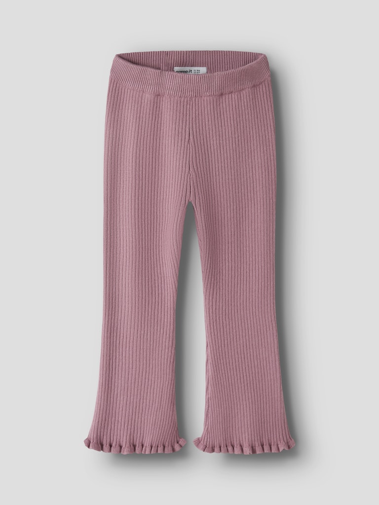 NMFLEANNA FLARE KNIT PANT