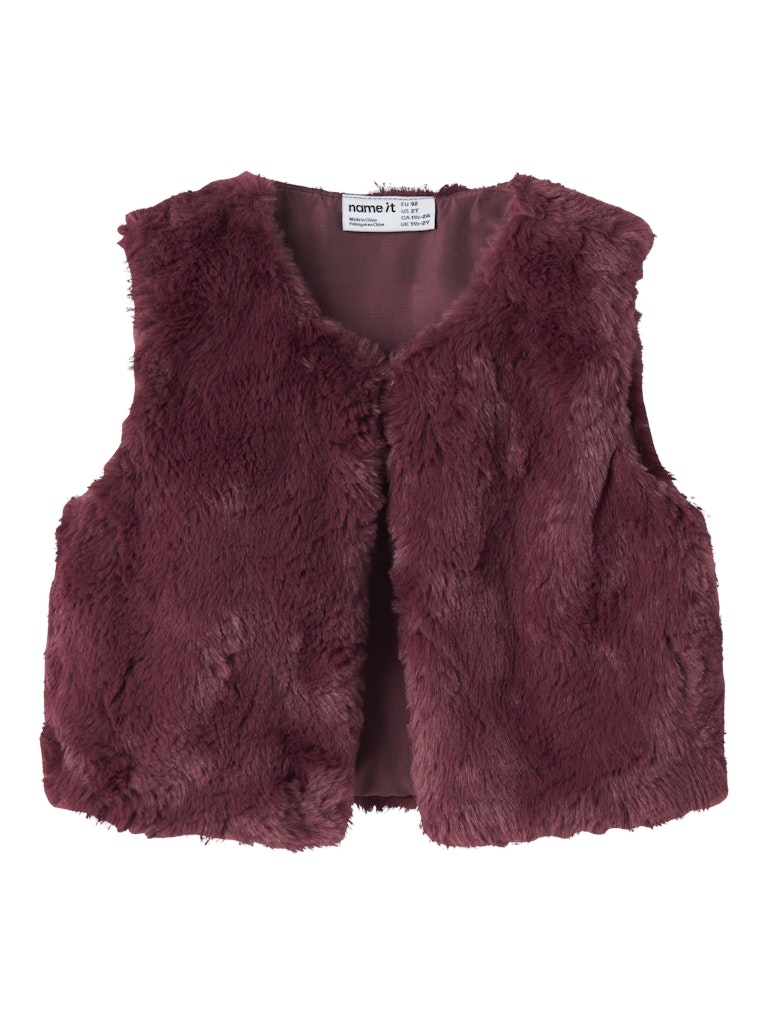 NMFNANIS FAKE FUR VEST